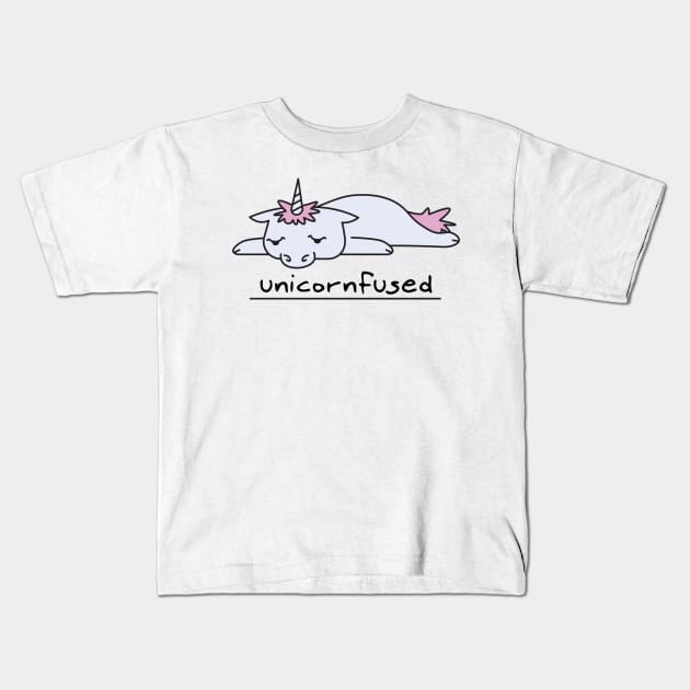 Unicornfused Kids T-Shirt by Sobchishin